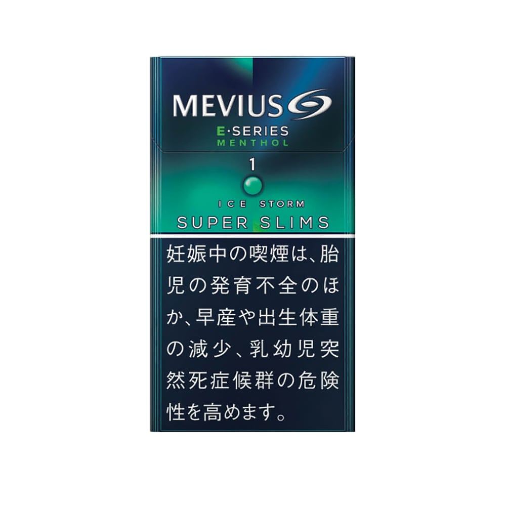 Mevius E Series Menthol Ice Storm One 100's (SuperSlims) 🍂