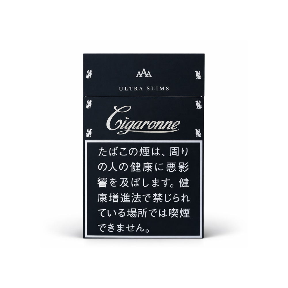 Cigaronne Ultra Slims Black 🍂 ‣ Worldwide Shipping 🚀