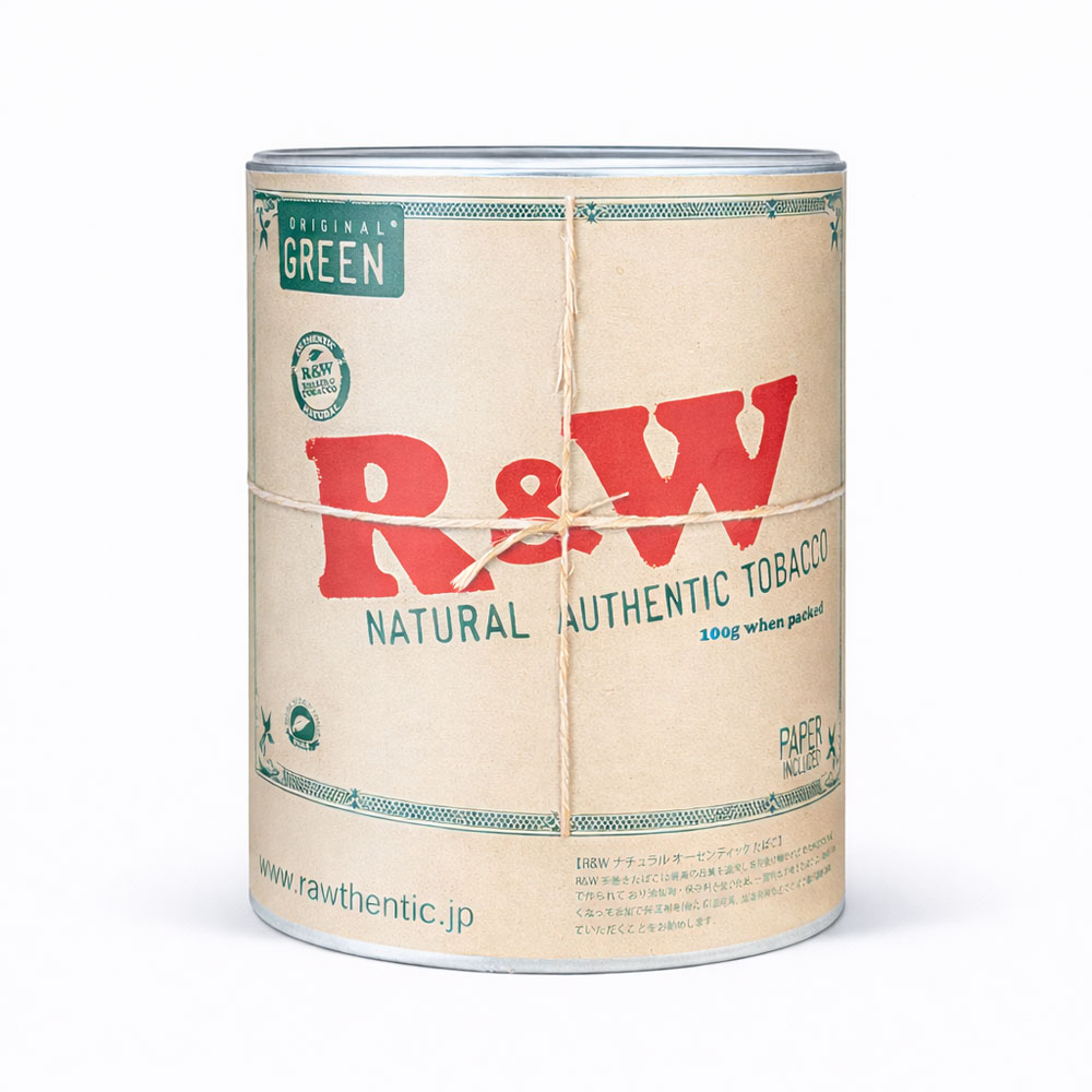RAW Green 100g (Tin) 🍂 ‣ Duty Free Price ‣ Only €30.00👍